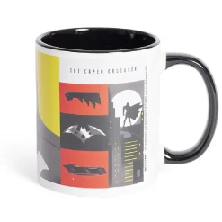 Mug Batman Warner Bros noir rouge jaune 320ml