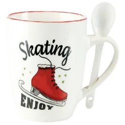 Mug de Noël en céramique avec préparation chocolat