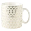 Mug en porcelaine motif étoiles dorées