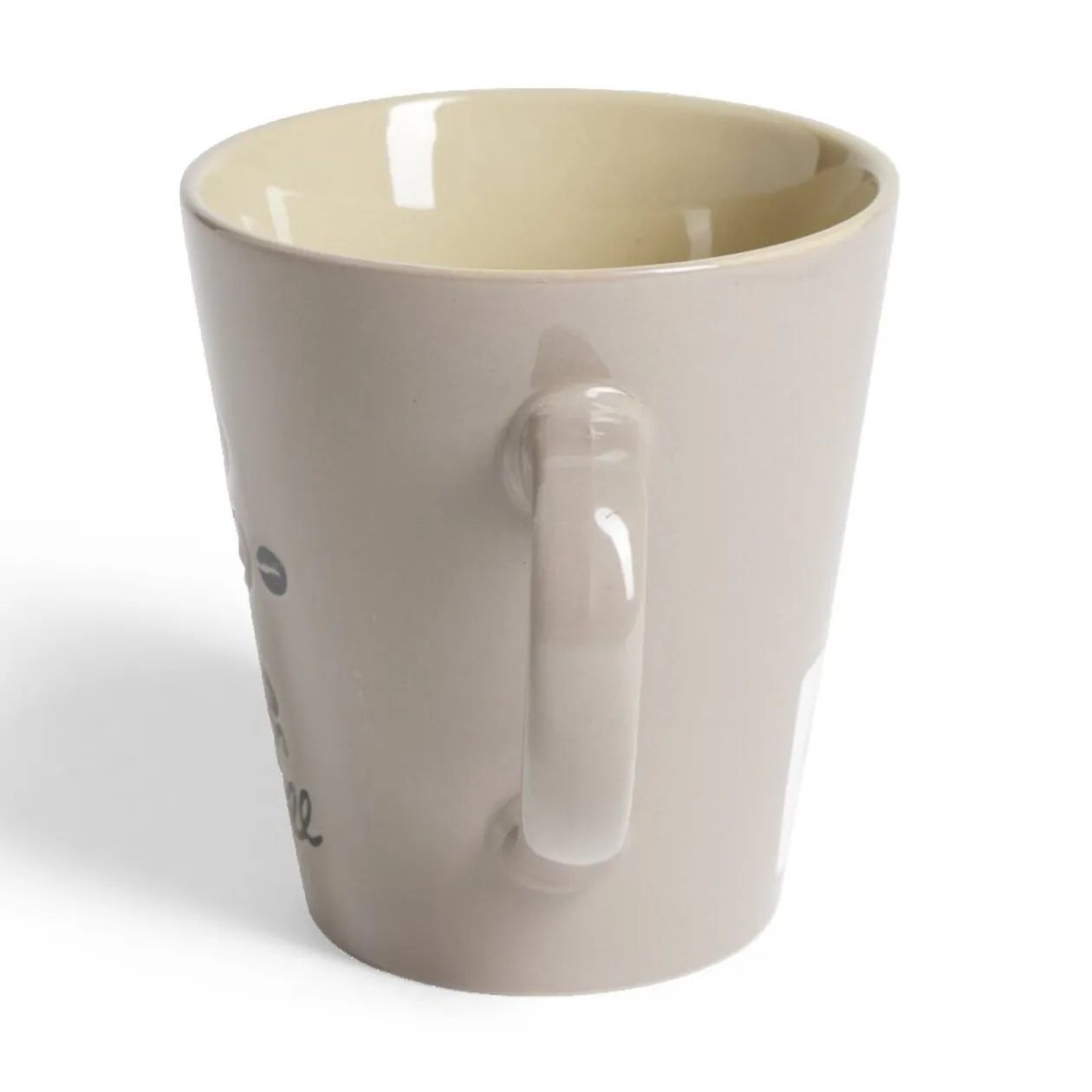 Mug grès 600mL Ø9xH10cm - 4 coloris