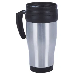 Mug isotherme 400ml gris noir