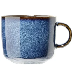 Mug émail porcelaine bleu 350ml Ø9,4xH8cm
