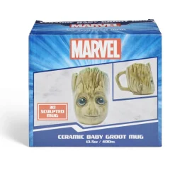 Mug Marvel Groot bébé 3D marron 400ml