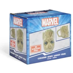 Mug Marvel Groot bébé 3D marron 400ml