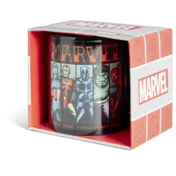 Mug Marvel personnages emblématiques noir et rouge 315ml