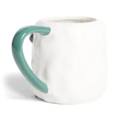 Mug mouton dolomite blanc et gris Ø10xH10cm