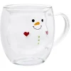 Mug Noël verre double paroi 30cl - 2 modèles