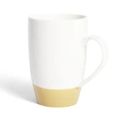 Mug porcelaine blanc et beige 500ml