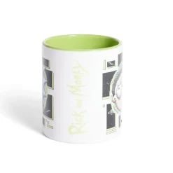 Mug Rick et Morty blanc et vert clair 315ml