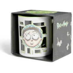 Mug Rick et Morty blanc et vert clair 315ml
