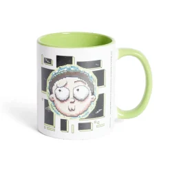 Mug Rick et Morty blanc et vert clair 315ml