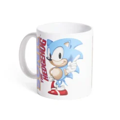 Mug Sonic blanc et bleu 315ml
