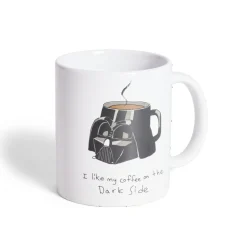 Mug Star Wars Dark Vador blanc et noir 315ml