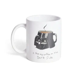 Mug Star Wars Dark Vador blanc et noir 315ml