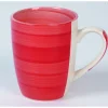 Mug uni rouge coquelicot tons sur tons