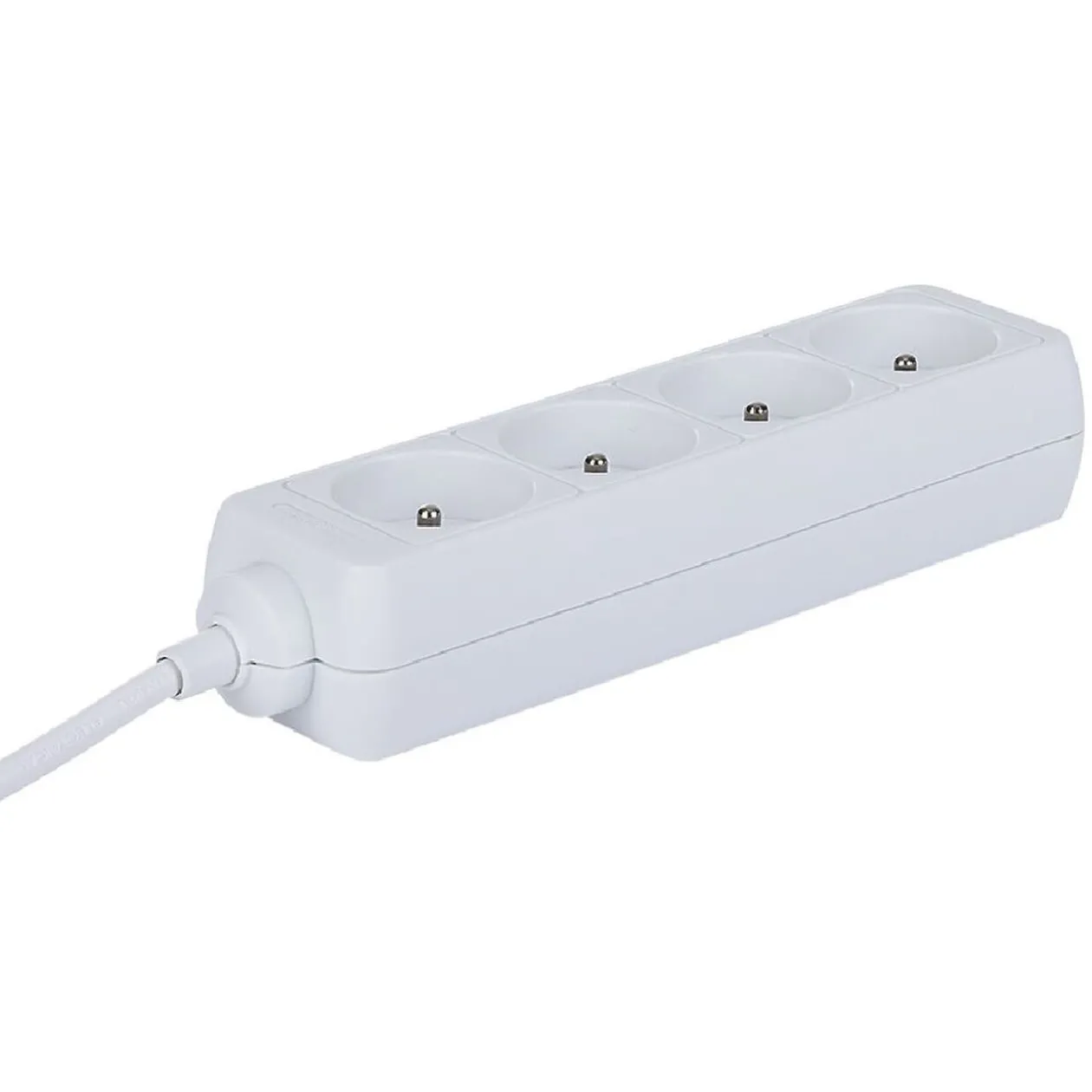 Multiprise 4 prises avec boîte de rangement