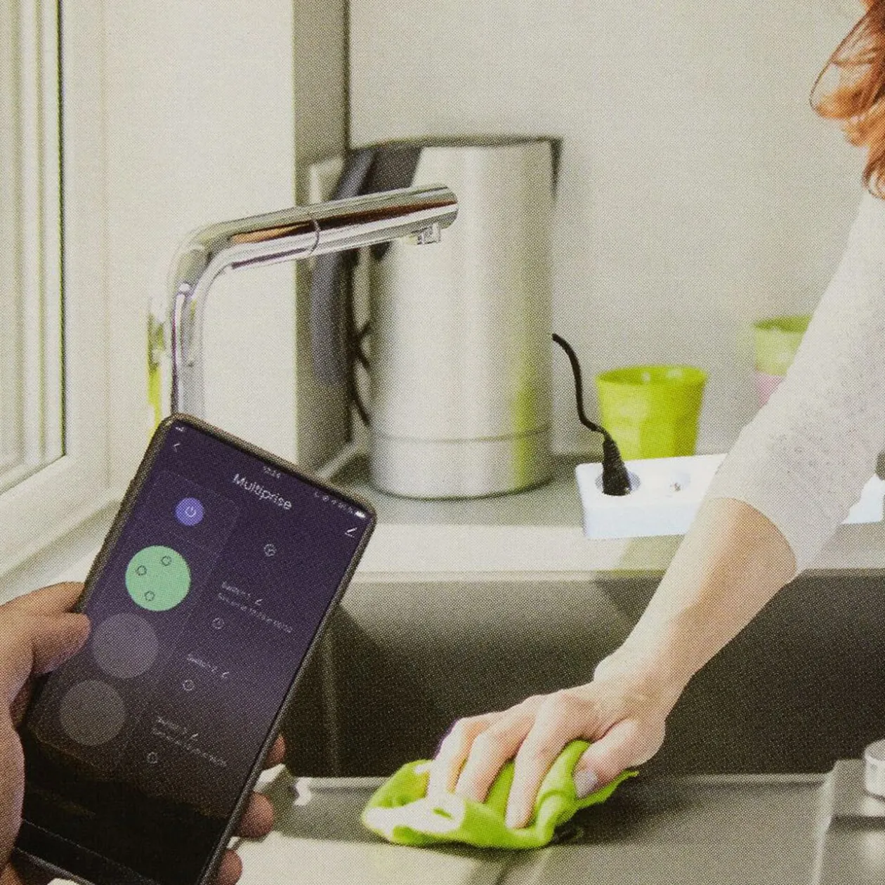 Multiprise connectée Wifi 3x16A + 2xUSB