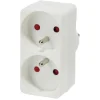 Multiprise duplite 2x16A blanc