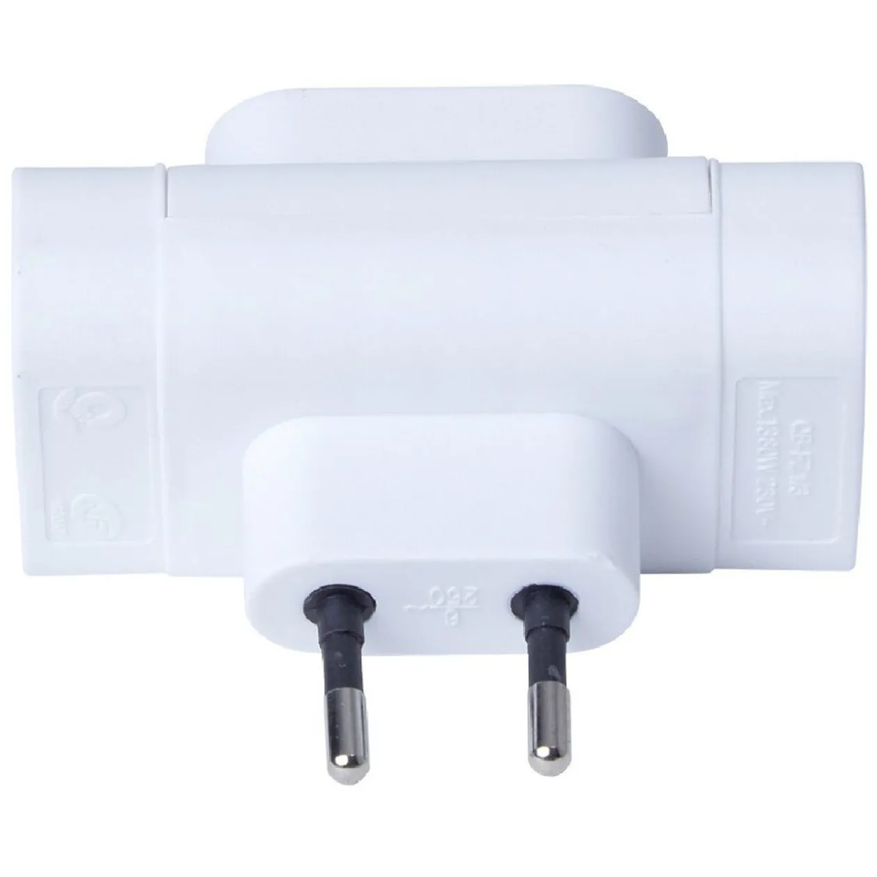 Multiprise triplite blanche 3x 6A