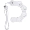Multiprise 4x16A et 2 usb blanc