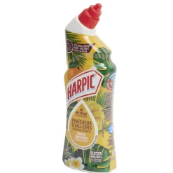 Nettoyant gel WC Harpic fraîcheur d'ailleurs fruits exotiques de bambou 750ml
