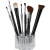 Organisateur à maquillage transparent pour pinceaux