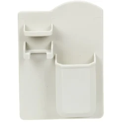 Organisateur de salle de bain silicone adhérent sans fixation