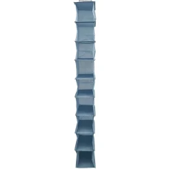 Organisateur de vêtements Bleu - 9 niveaux - 32x15xH128 cm