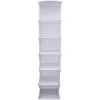 Organisateur de vêtements Blanc - 6 niveaux - 30x30xH128 cm