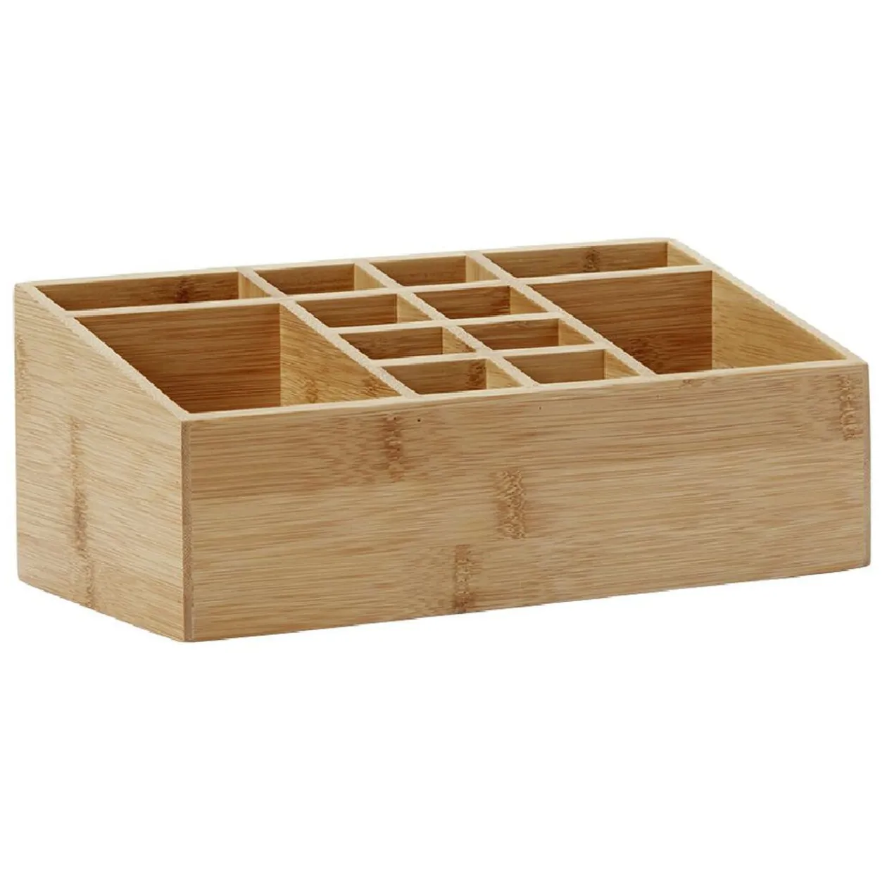 Organisateur en bambou 12 compartiments
