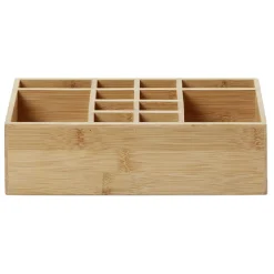 Organisateur en bambou 12 compartiments