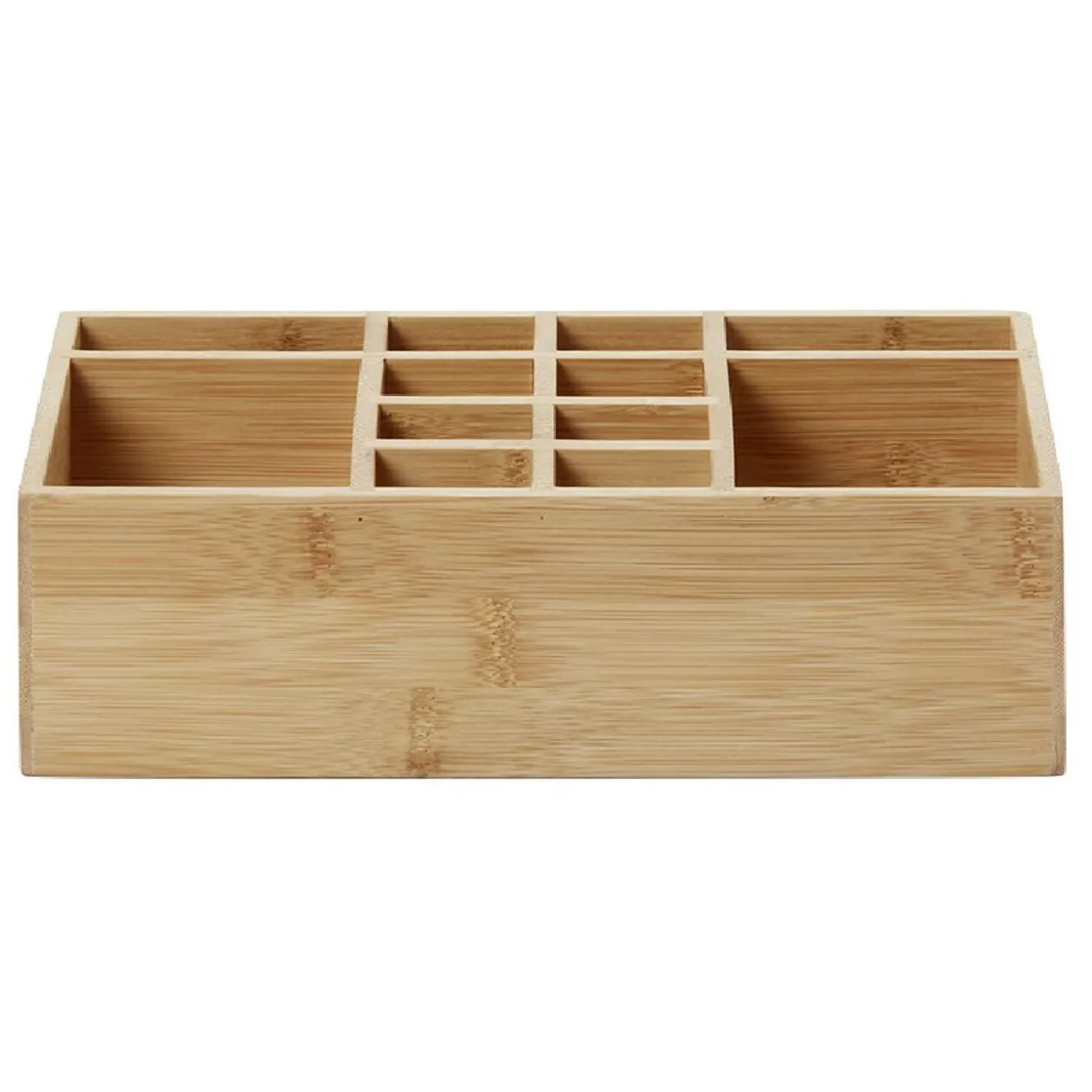 Organisateur en bambou 12 compartiments