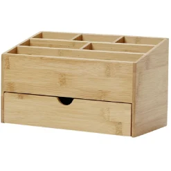 Organisateur salle de bain en bambou