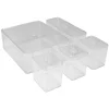 Organisateur tiroir salle de bain transparent x5