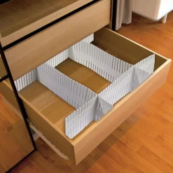Organiseur de tiroir blanc découpable x4