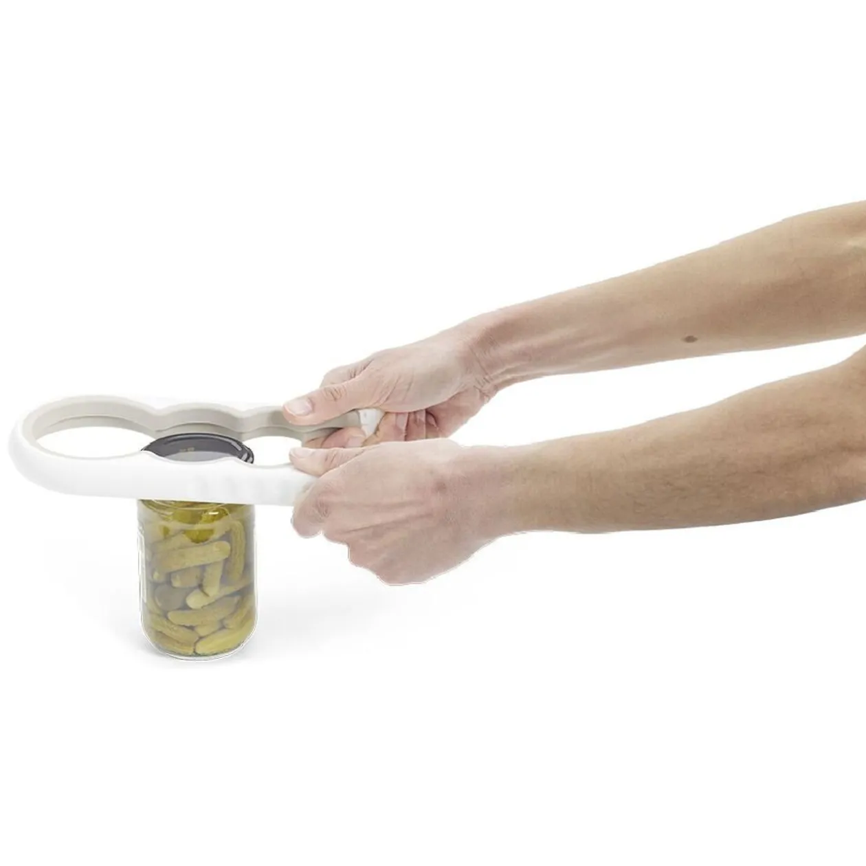 Ouvre bocal et bouteille universel