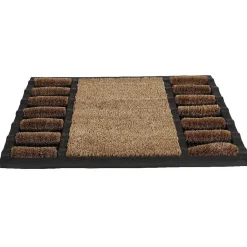 Paillasson coco avec rouleaux ultra-grattant