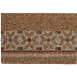 Paillasson coco imprimé design graphique