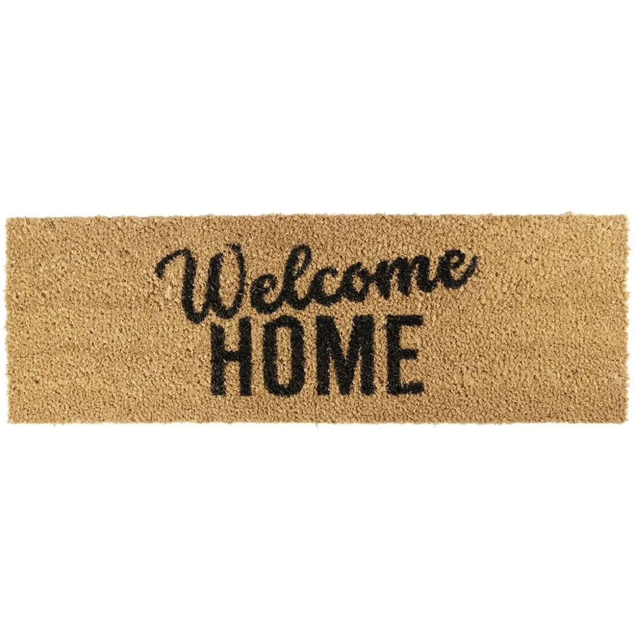 Paillasson coco naturel inscription noire Welcome Home 75x25 cm