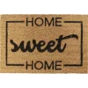 Paillasson coco rectangulaire inscription Home Sweet Home 60x40cm