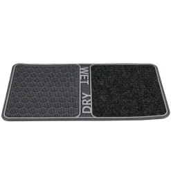 Paillasson double fonction WET DRY noir 80x45cm