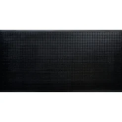 Paillasson extérieur antidérapant picot noir 100% caoutchouc 60x120cm