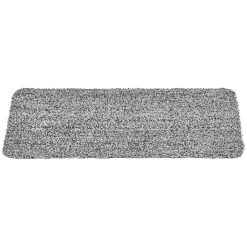 Paillasson tapis magique microfibre gris 75x45
