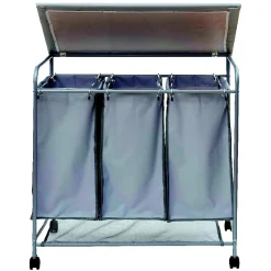 Panier à linge 3 bacs