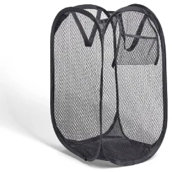 Panier à linge 20L pliable avec poignées 23,5x23,5x46,5cm
