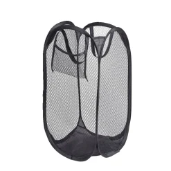 Panier à linge 20L pliable avec poignées 23,5x23,5x46,5cm