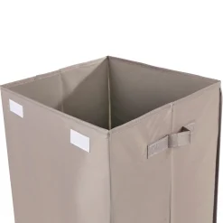 Panier à linge taupe