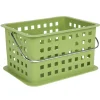 Panier avec anse vert 5 L