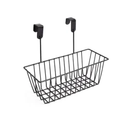 Panier de rangement à suspendre en fer 28x15xH22,5cm