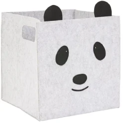 Panier de rangement animal gris